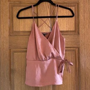 Strapped tank top blouse